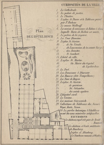 File:Plan de Hotel Disch (and map key for Cologne).jpg