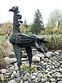 Der Wüstenvogel (1956) von Fritz Bürgin (1917–2003), Schwimmbad Gitterli, Liestal