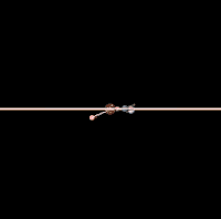 Boční pohled na oběžnou dráhu Pluta a rovinu ekliptiky