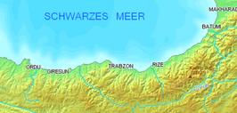 Kaart van Pontisch Gebergte