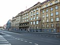 Čeština: Budova úřadu v Praze-Dejvicích nápověda English: Bureau building in Prague-Dejvice, CZ help