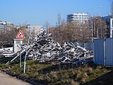 Praha - Žižkov, Jana Želivského, demolice budovy CETIN