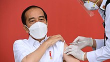 President Joko Widodo became the first person to be inoculated by COVID-19 vaccine in Indonesia. Presidenri.go.id-13012021125943-5ffe8c4fba7230.35571172-e1610517636489.jpg