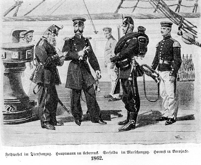 Preußische Marineinfanterie 1862.
