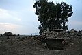 The ruined village of Qala, Golan Heights, Israel.