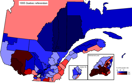 Trưng cầu dân ý độc lập Québec, 1995