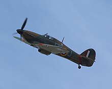 Hurricane Mk. IIc LF363 representing 'RF-J', 2021. RAF BATTLE OF BRITAIN MEMORIAL FLIGHT HAWKER HURRICANE IIC LF363 (52246177182).jpg