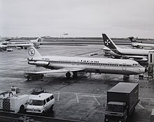 The first Rombac 1-11 was delivered to TAROM on 29 December 1982 ROMBAC 1-11 (YR-BRA).jpg