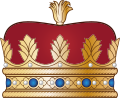 Heraldická koruna knížat a královských princů v Belgii