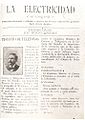 Revista La Electricidad 1890