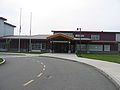 Richmond Secondary School as seen from the parking lot.