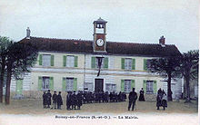 L'ancienne mairie, vers 1900.