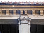 Renaissance corbels of the Santa Maria della Pace (Rome)