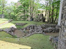 Roman baths at Castle Hill, Lancaster. Roman bath house, Lancaster 1.JPG
