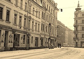 Äußere Neustadt (nicht zerstört) Szeneviertel im Winter 2013, Stadtbezirk Neustadt