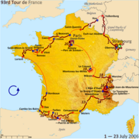 2006 Tour de France rotası