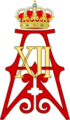 Royal Monogram of King Alfonso XII of Spain.svg
