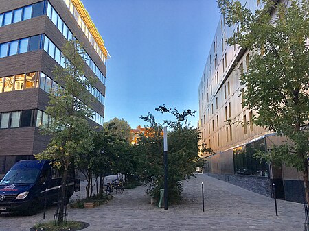 Rue Madeleine Brès, Paris (France)