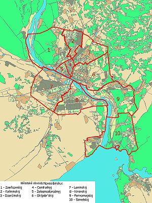 Novosibirsk: Historie, Městské symboly, Geografie