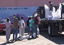 Wild jojoba seed market on the San Carlos Apache Indian Reservation in Arizona