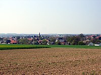 Ortsansicht vom Wiehengebirge im Bereich des ehemaligen Segelfluggeländes