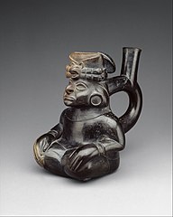 Seated Figure Bottle