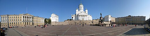 Senate Square - Senaatintori - Senatstorget, Helsinki, Finland