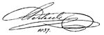 Signature of Queen Adelaide of the United Kingdom and Hanover in 1837.jpg
