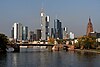 The skyline of Frankfurt