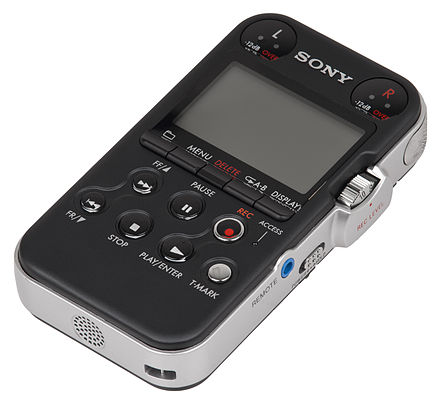 A digital sound recorder from Sony