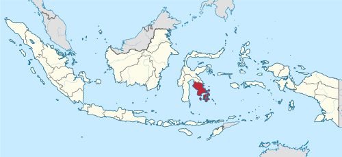 Wawidangan Sulawesi Tenggara ring Indonésia