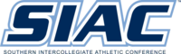 Logo południowej międzyuczelnianej konferencji lekkoatletycznej