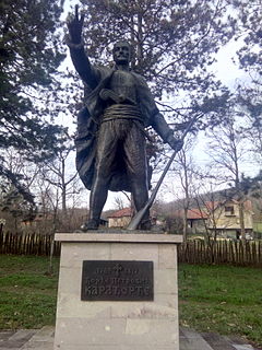 Viševac Village in Šumadija District, Serbia