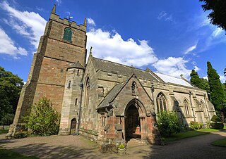 St Peters Church, Elford Church in Staffordshire, England