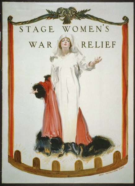 File:Stage women's war relief - James Montgomery Flagg ; American Lithographic Co., N.Y. LCCN2002712085.jpg