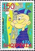 Stamp of Albania - 2003 - Colnect 373269 - Popeye smoking pipe.jpeg