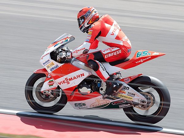 Stefan Bradl (pictured in 2010) became the Moto2 World Champion.