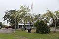 Steinhatchee Community Center w flagpole