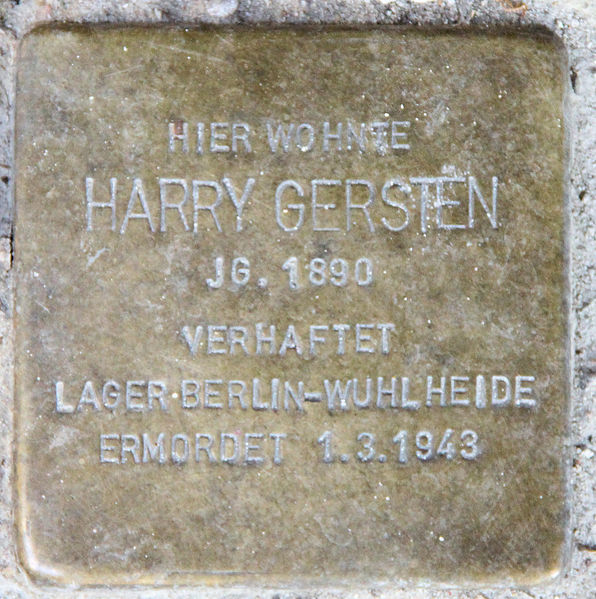 File:Stolperstein Leonhardtstr 10 (Charl) Harry Gersten.jpg