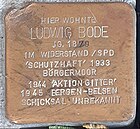 Stolperstein für das Gedenken an Ludwig Bode in Werne
