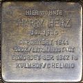 Stolperstein Cologne, Harry Herz (Häusensweg 18)