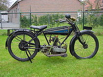 Sun uit 1923 met een 285 cc JAP-motor