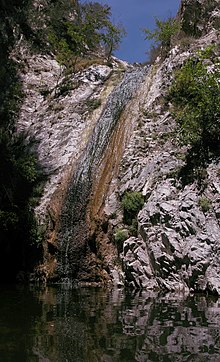 Upper Arroyo Seco: Switzer Falls in the Angeles National Forest. Switzer Falls.jpg