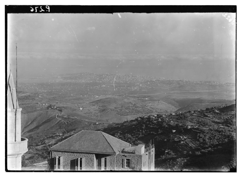 File:Syria. Beirut. Distant view from Aley. (Aley is on the Heights of Lebanon). LOC matpc.05990.tif