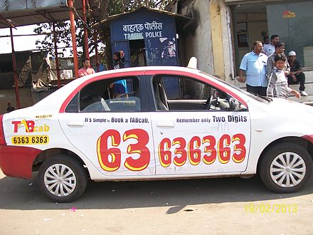 A Radio Cab in Mumbai