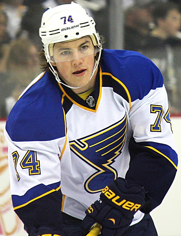 Oshie playing with St. Louis in 2014.