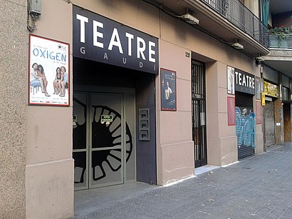 Cómo llegar a Teatre Gaudí Barcelona en transporte público - Sobre el lugar