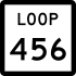 Markierung der State Highway Loop 456