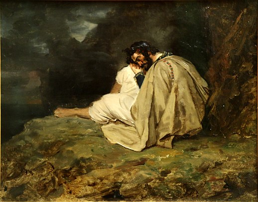 Théodore Géricault, joven griego dormido