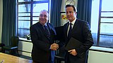 Alex Salmond & David Cameron bij de ondertekening